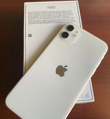 Apple iPhone 11 - 64GB - White (Unlocked) A2111 (CDMA + GSM