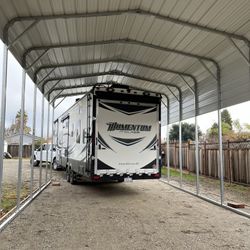 Rv Covers .. All Whit Galvanized Metal 
