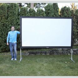 🎬 Visual Apex 120” HD Projector Screen — New! Open Box 🎬