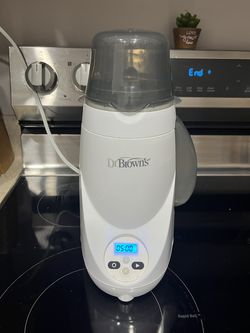 Dr. Brown's Natural Flow Deluxe Baby Bottle Warmer Steam Heater w/ LCD 850 WORKS TESTED