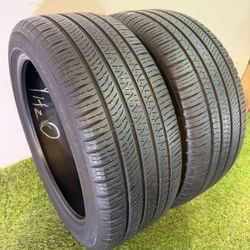 V359  235 45 18 94V  Pirelli  Pzero   2 Used Tires 70% Life 