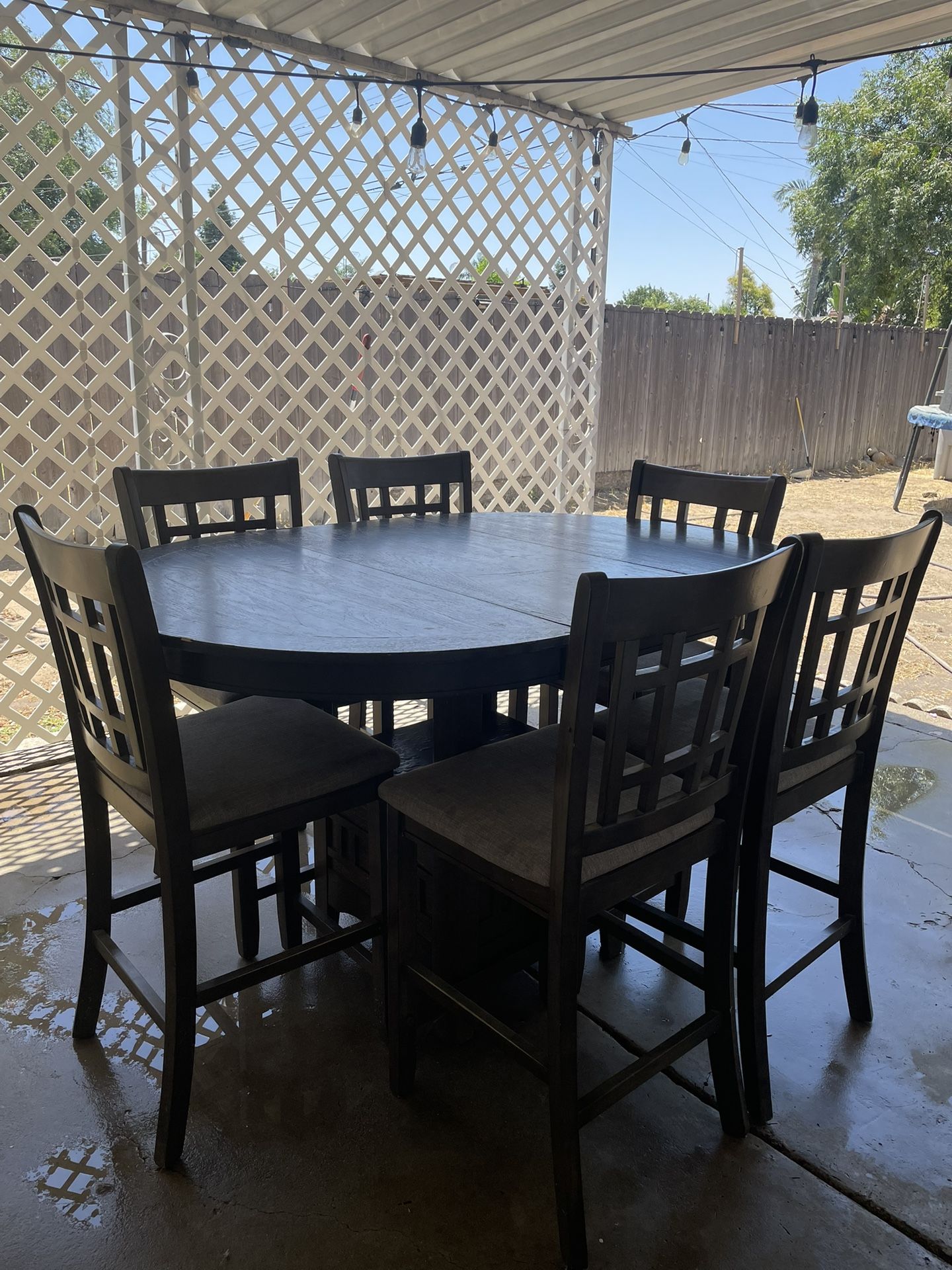 Wood Dinning Table For 6