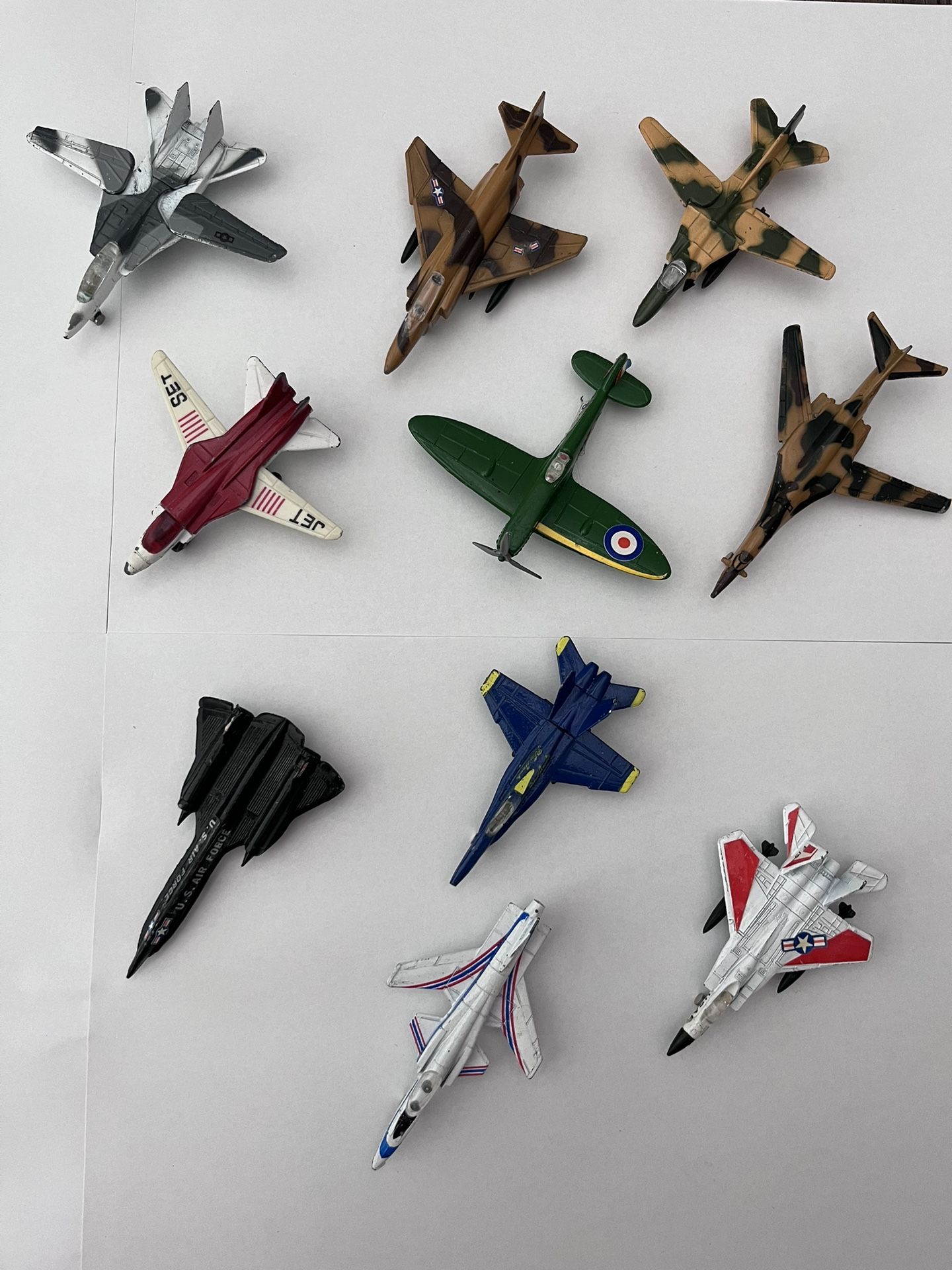 Vintage Dyna-Flite Die Cast Airplanes (lot Of 11)