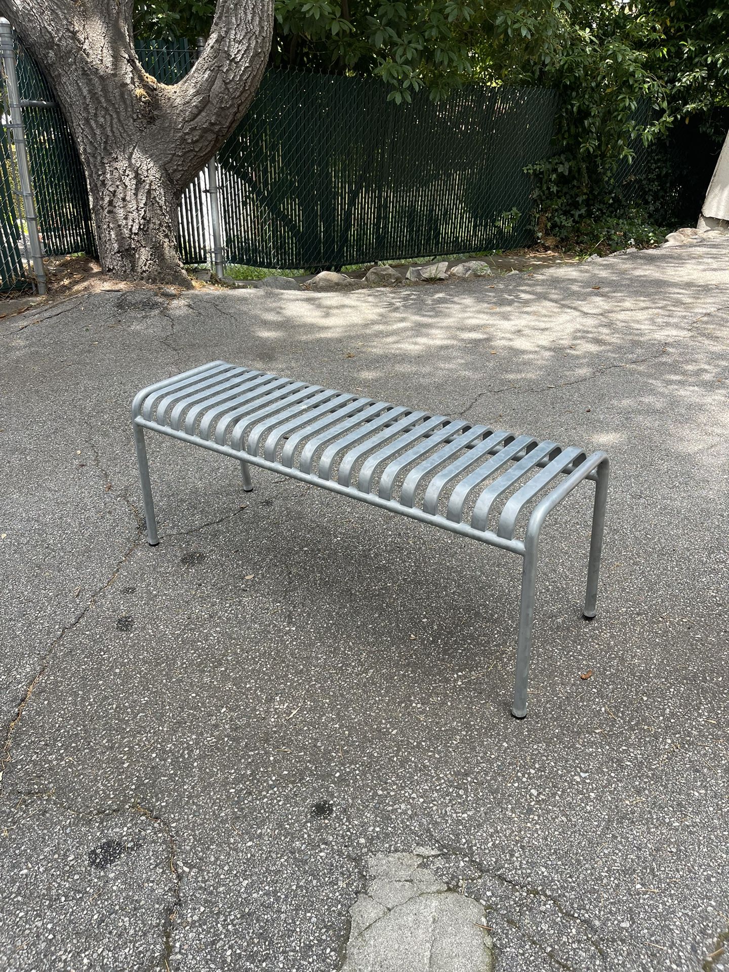 DWR HAY Palissade Bench Hot Galvanized Steel