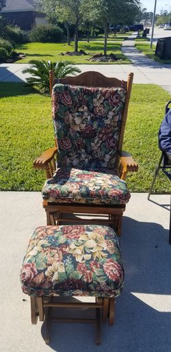 Slider chair and ottoman