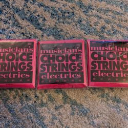 3 Sets Of Guitar Strings For A 6-string Guitar