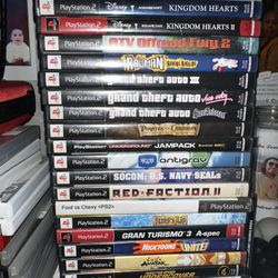 Ps2 Games  10 Each 