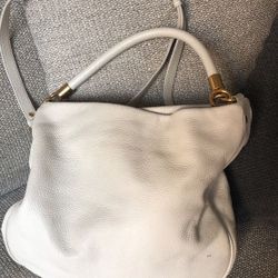 Marc Jacobs white birch shoulder bag