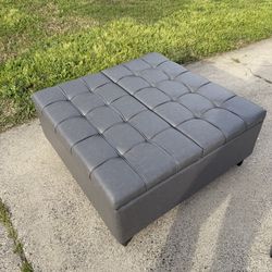Grey Ottoman