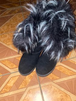 winter fuzzy shoes