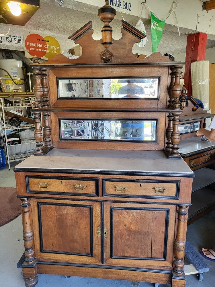 Vintage Dining Sideboard And Cabinet
