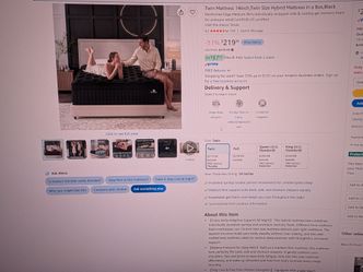 Twin mattress 14 inches