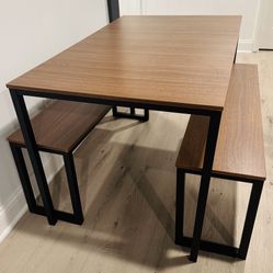 Dining Table with Benches