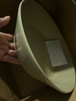 Pampered chef stone serving bowl