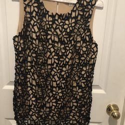 Lela Rose Medium Guipure Lace Sleeveless Black Neiman Marcus Shirt From Target 