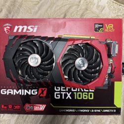 MSI 1060 Graphics Card