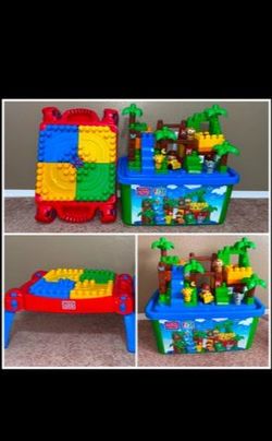 Mega Bloks First Builders Safari 101 Pieces / Building Blocks & Mega Bloks Table