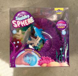 ORB Squish-O Sphere Shark Ocean Squishy Toy New - Multiple Colors