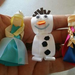 Ribbon Sculpture Hair Clips