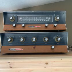 Heathkit amp and tuner classic tube