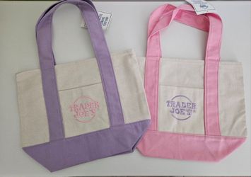 Trader Joes Pastel Tote