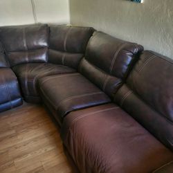 Sectional Sofa With Power Recliners