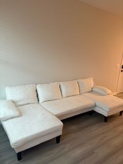 L sofa low rise