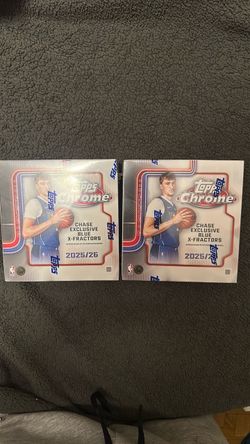 2 25/26 Topps Chrome NBA mega