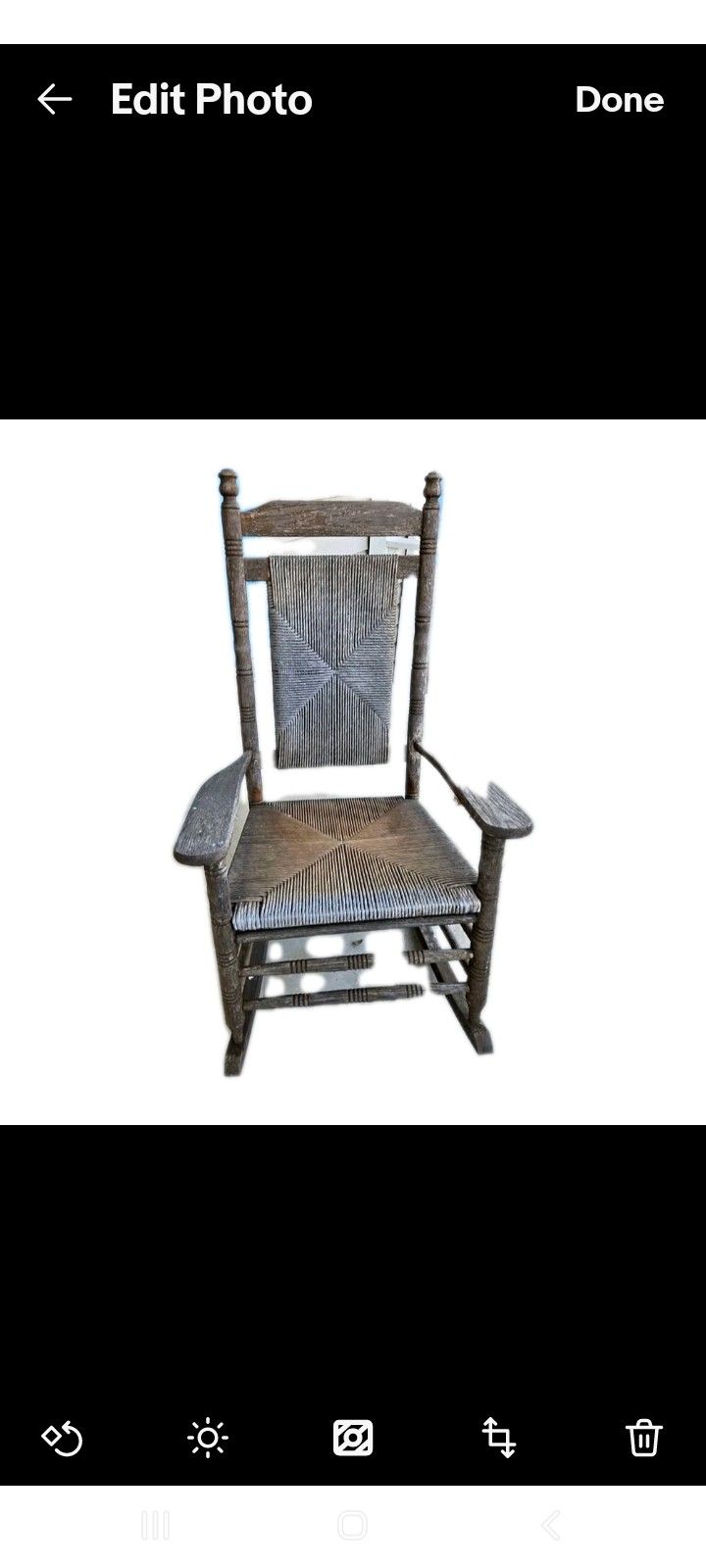 Rocking Chair Solid Wood