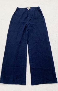 The L'Agence Brie linen wide leg pants