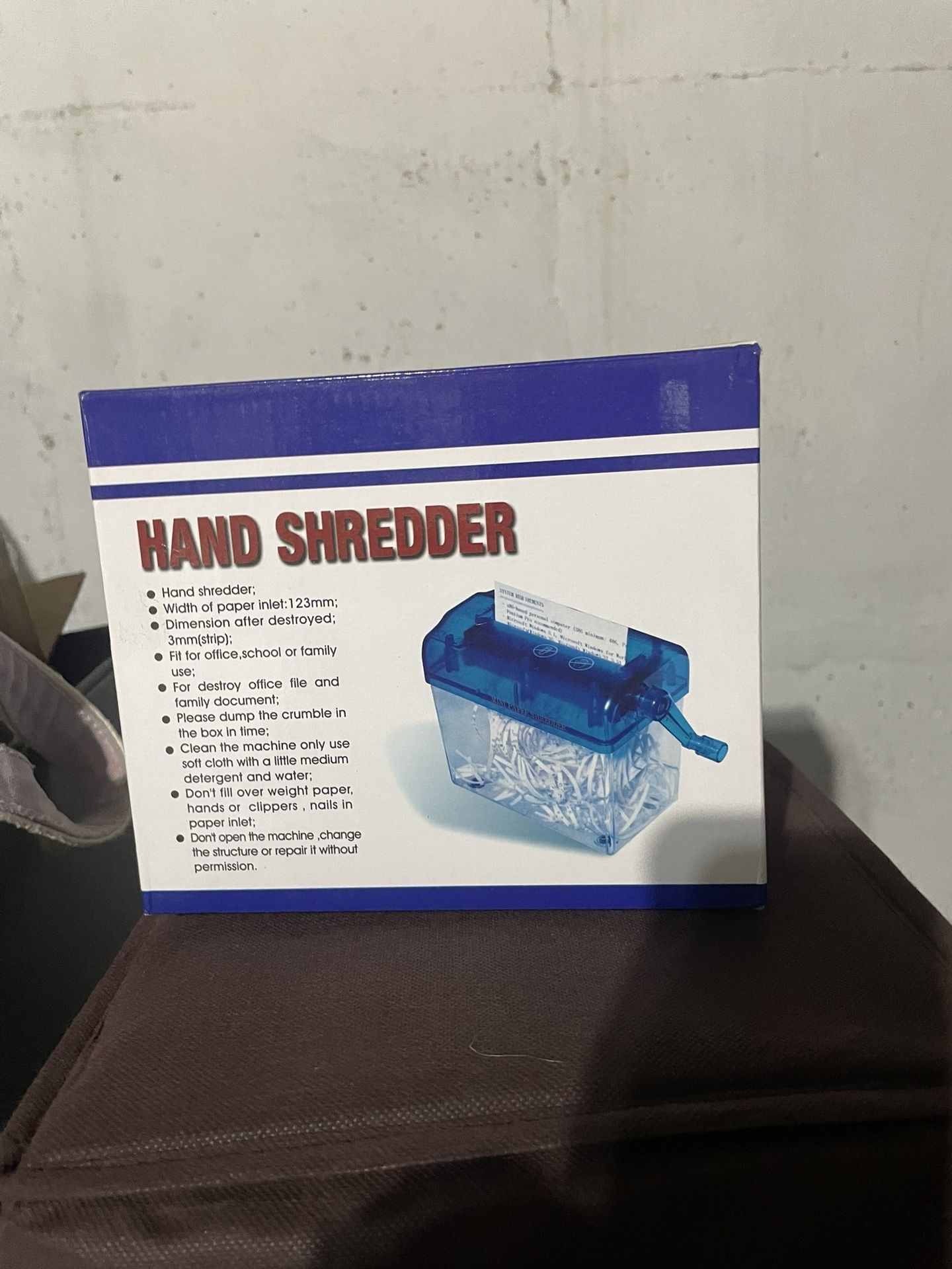 Handheld Mini Shredder