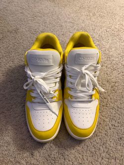 Off-White Out of Office Low-Top Sneakers Yellow White