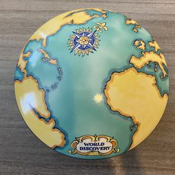 Vintage Tiffany & Co Tauck World Discovery Porcelain Dresser Trinket Box 