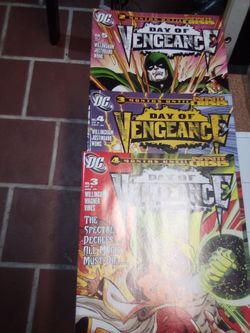 DC Day of Vengeance Comic Books #3, #4, #5