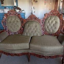 Vintage Couch Cedar Wood