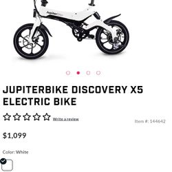 Jupiter X5 Folding E bike  (Hardly Ever Used)