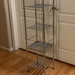 Metal Contemporary Chrome Shelf