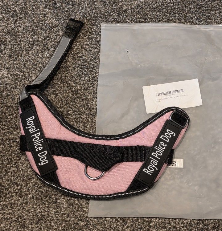Royal Police Dog Harness Pink Size S. NEW!