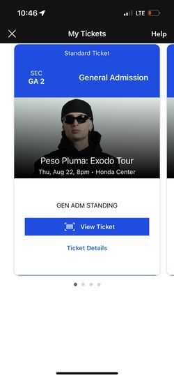Peso pluma floor tickets