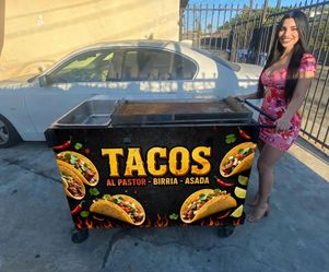 Taco Street Vending Cart with Griddle