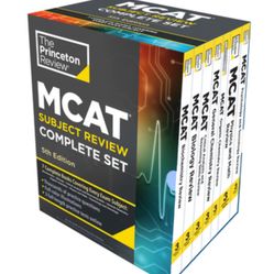 MCAT Review Books