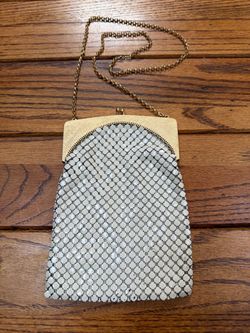 Vintage White & Davis Metal Mesh Purse