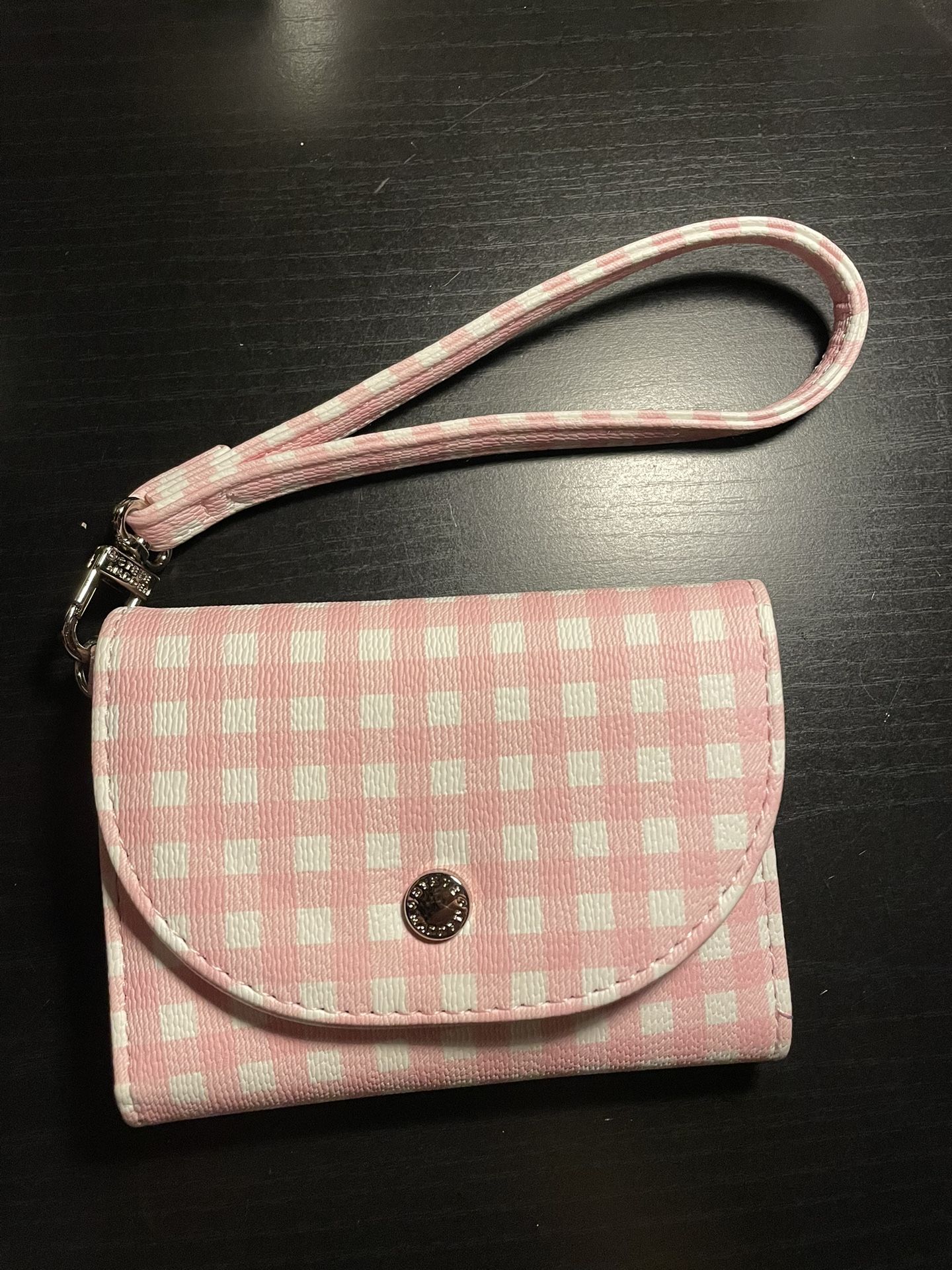 Steve Madden Wallet Pink Gingham