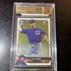 2018 Bowman Nico Hoerner Auto