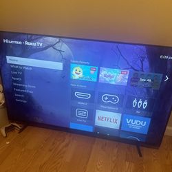 Hisense 58" Class 4K UHD LED LCD Roku Smart TV HDR