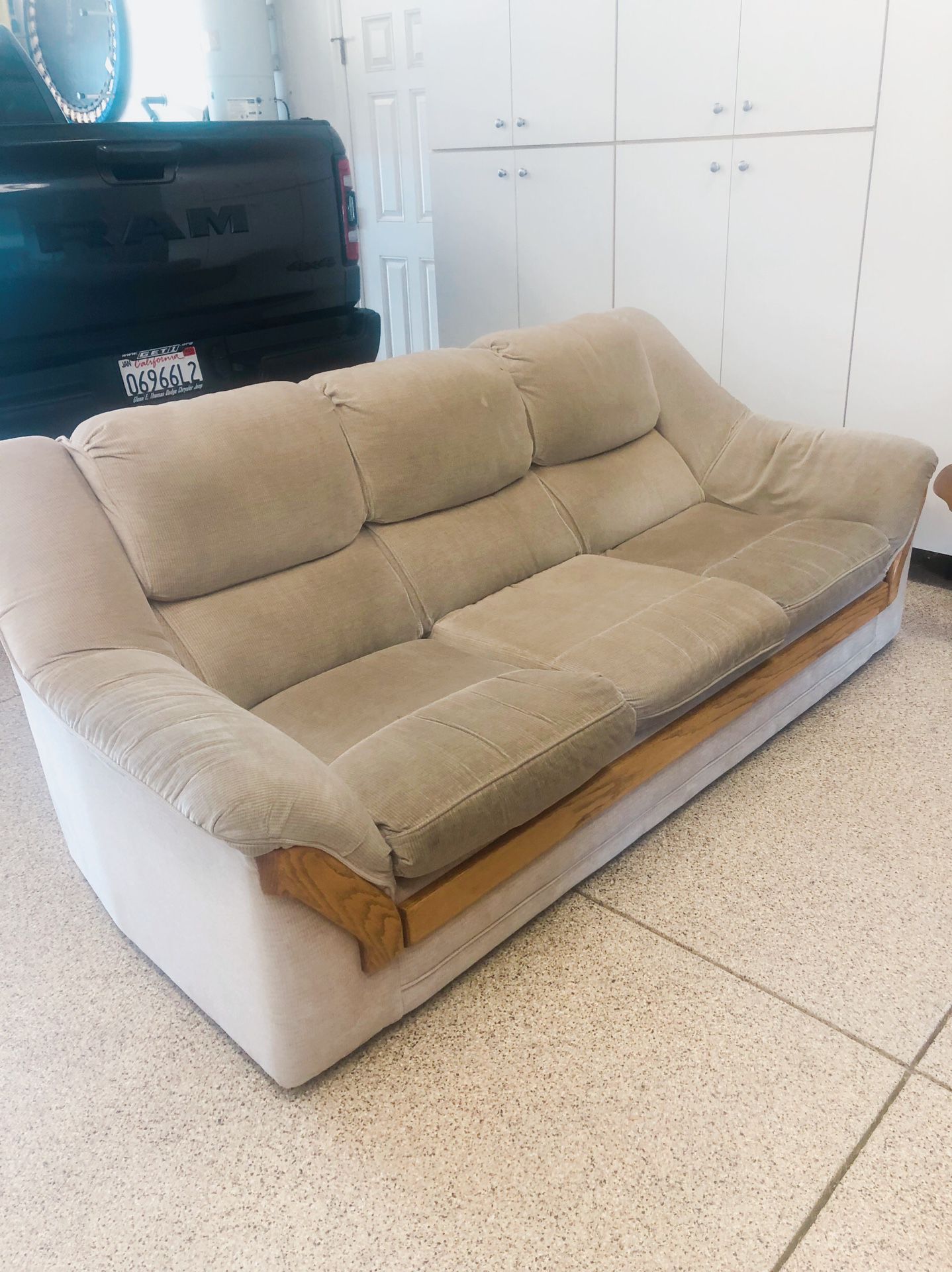 Couch and Chair with ottoman