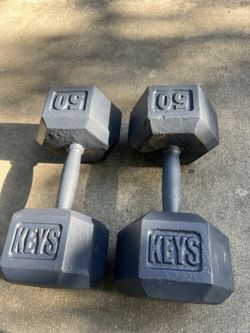 50 lbs dumbbells