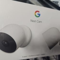 Google Nest Cam 2 Pack. Snow New