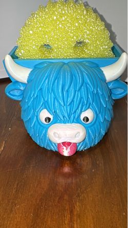 Highland Cow Scrub Daddy Holder