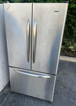 Kenmore 3-Door Stainless Steel Refrigerator
